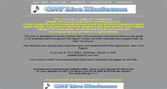 Desktop Screenshot of cnylivemusic.com